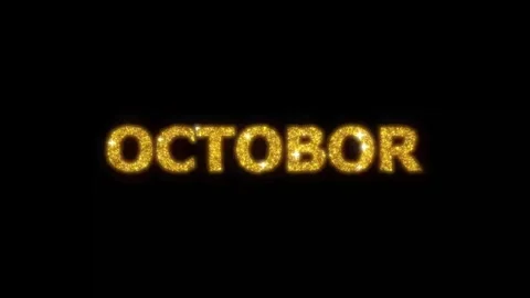 Sparkling Text Animation | Glitter Typography Motion Graphics Overlay Stock Footage 341967783