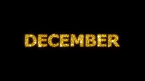 Sparkling Text Animation | Glitter Typography Motion Graphics Overlay Stock Footage 341967785