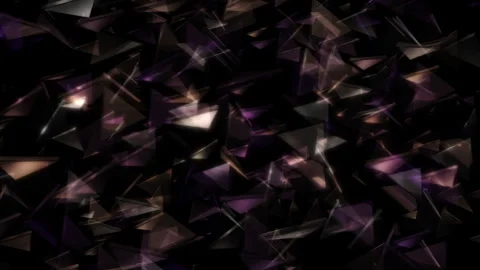 Sparkling triangles loop 4K Stock Footage 254111796