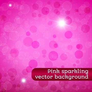 Sparkling vector pink background Stock Illustration