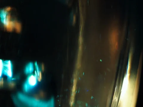 Sparkling water from bottom to top. Boiling Water Close Up with Steam. Stock Footage 70722277