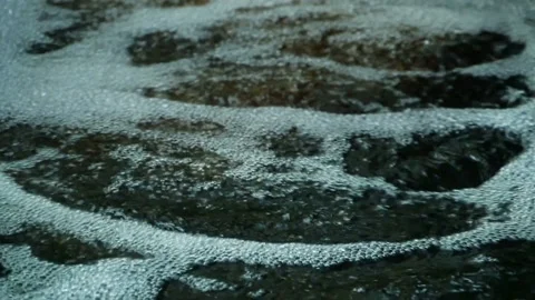 Sparkling water bubbles Stock Footage 97299719