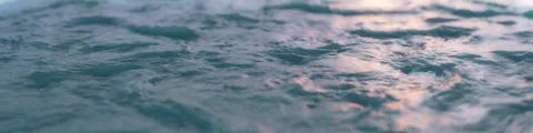 The sparkling water surface and the flowing water Video stock 336545793