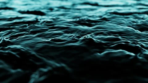 The sparkling water surface and the flowing water Video stock 336545944