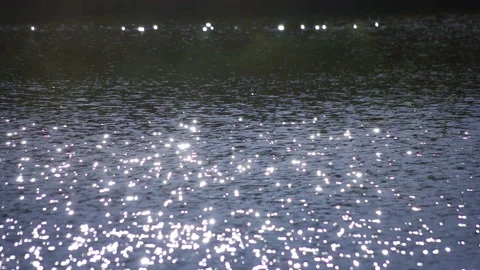 Sparkling Water Surface Stock Footage 118805526