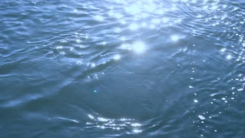 Sparkling water surface Stock Footage 236434691