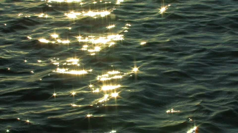 Sparkling Waves Stock Footage 590565