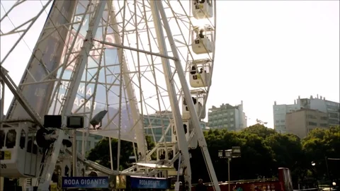 Sparkling wheel ride Stock Footage 72733506