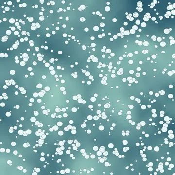 Sparkling white dots abstract pattern on teal gradient background Stock Illustration