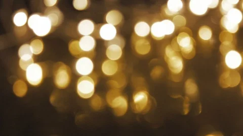 Sparkling white lights with a black background Stock Footage 92814868