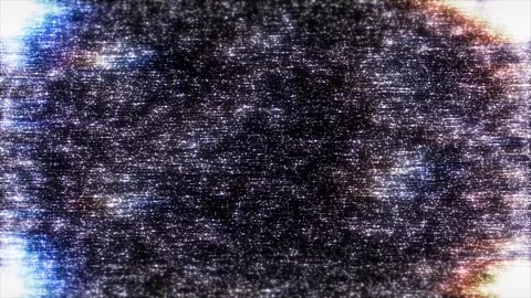 Sparkling white particles create a mesmerizing digital static effect Stock Footage 329556925