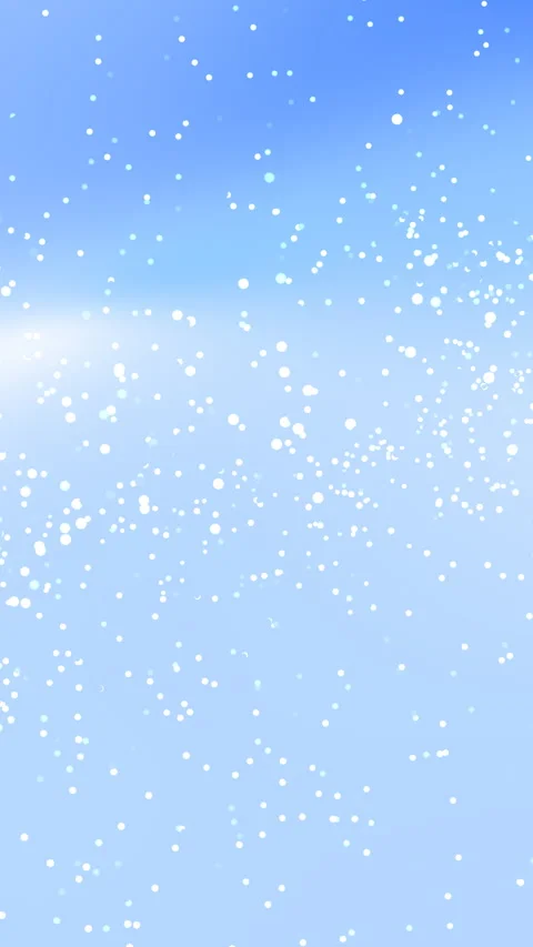 Sparkling White Particles Floating on a Gradient Blue Background Loop 库存影片 329254005