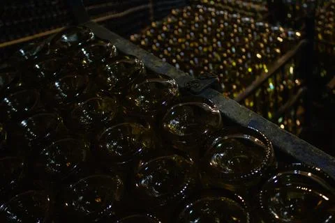 Sparkling wine cellars Stock Photos