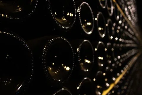 Sparkling wine cellars Stock Photos