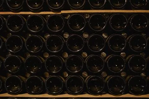 Sparkling wine cellars Stock Photos