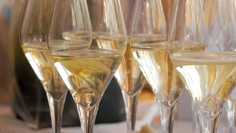 Sparkling wine Stock Footage 95498220
