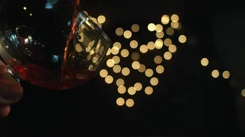 Sparkling Wine Pour Video stock 11435189