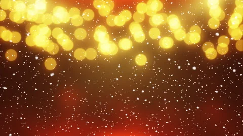 Sparkling yellow lights Stock Footage 254661279