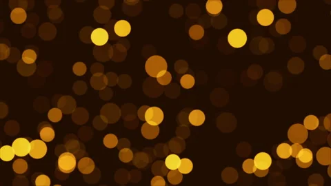 Sparkling yellow lights Stock Footage 256442342