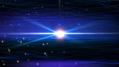 Sparklings Blue Split Horizon Wave's Motions Backgrounds 스톡 동영상 262712732