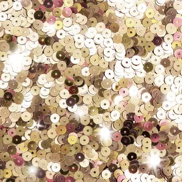 Sparkly gold glitter background texture Stock Illustration