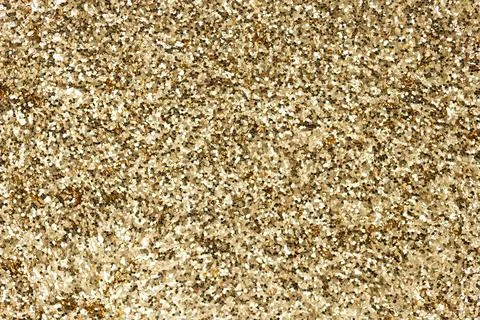 Sparkly gold glitter background texture Stock Photos
