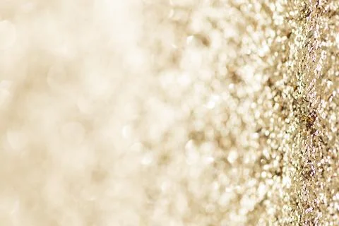 Sparkly gold glitter background texture Stock Photos