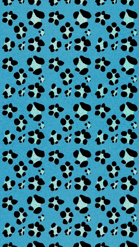 Sparkly Leopard Print Animation Stock Footage 317940210