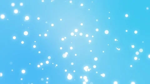 Sparkly light particles falling down a turquoise blue gradient background Video stock 65158792