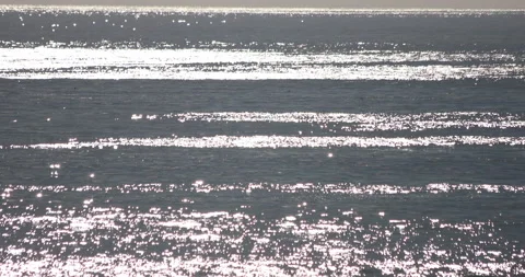 Sparkly Ocean View With Horizon Stock-Footage 232543013