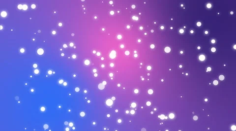 Sparkly white light particles moving across purple blue gradient background Stock Footage 65791892