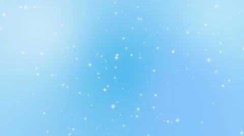 Sparkly white light particles moving across a blue gradient background Stock Footage 68400150