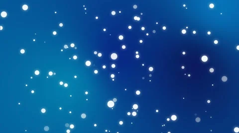 Sparkly white light particles moving across a blue gradient background Stock Footage 68400251