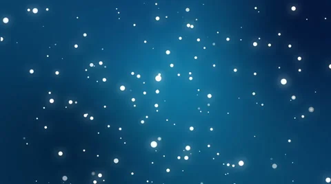 Sparkly white light particles moving across a blue teal gradient background 库存影片 68448468