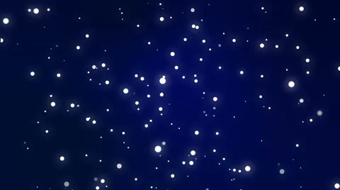 Sparkly white light particles moving across a blue black gradient background Stock Footage 68448471