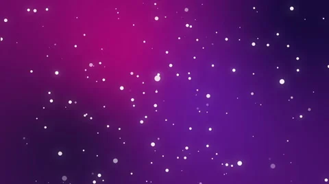 Sparkly white light particles moving across a purple pink gradient background Stock Footage 68448503