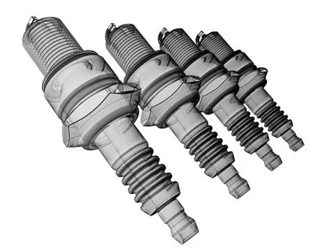 Sparkplugs Stock Illustration