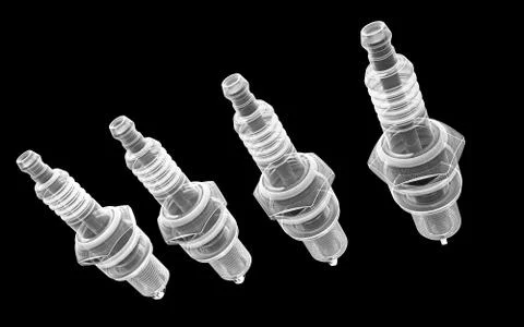 Sparkplugs Stock Illustration