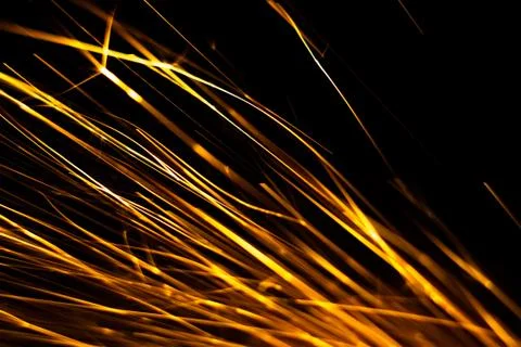 Sparks abstract background Foto stock