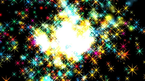 Sparks on a black background Stock Footage 29793466