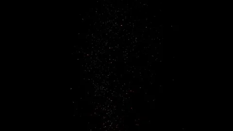 Sparks on black background Stock Footage 74374094