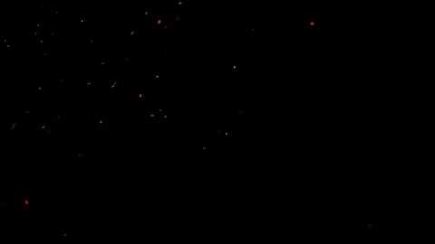 Sparks on black background Stock Footage 74374112