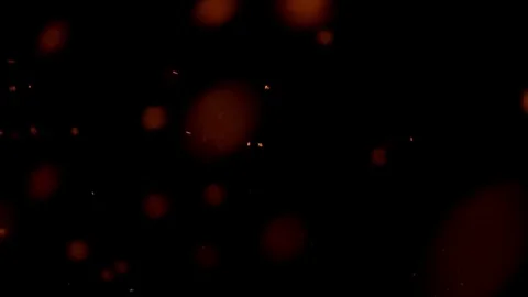 Sparks on black background Stock Footage 74374279