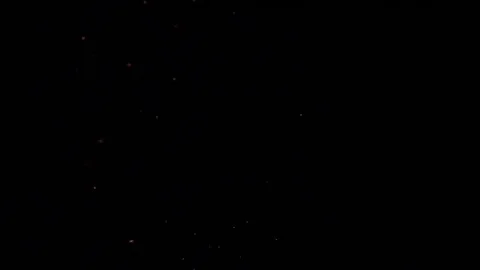 Sparks on black background Stock Footage 74375427