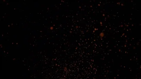 Sparks on black background Stock Footage