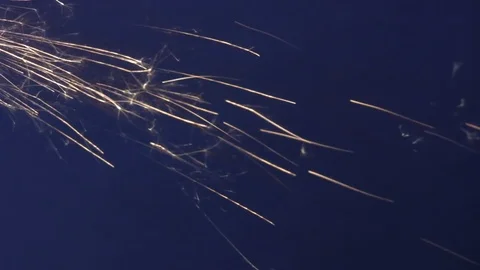 Sparks on blue Vídeo Stock 93569092