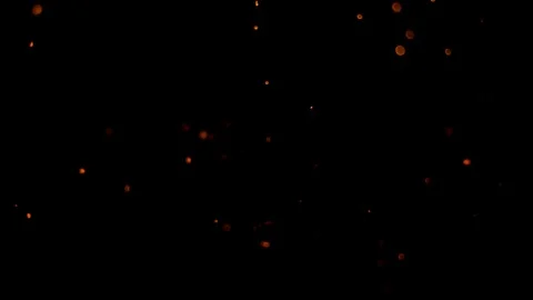 Sparks bokeh lights on the black background Stock Footage 121636550