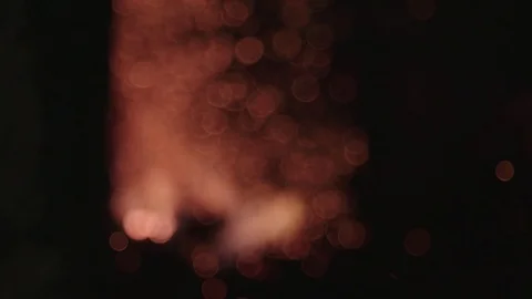 Sparks from a burning fire 스톡 동영상 76557785