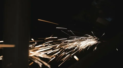 Sparks. Close up Stock Footage 58967913