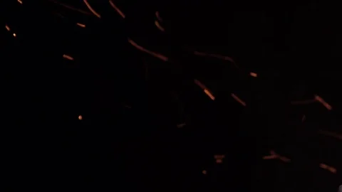 Sparks from coals for hookah Video stock 77541621